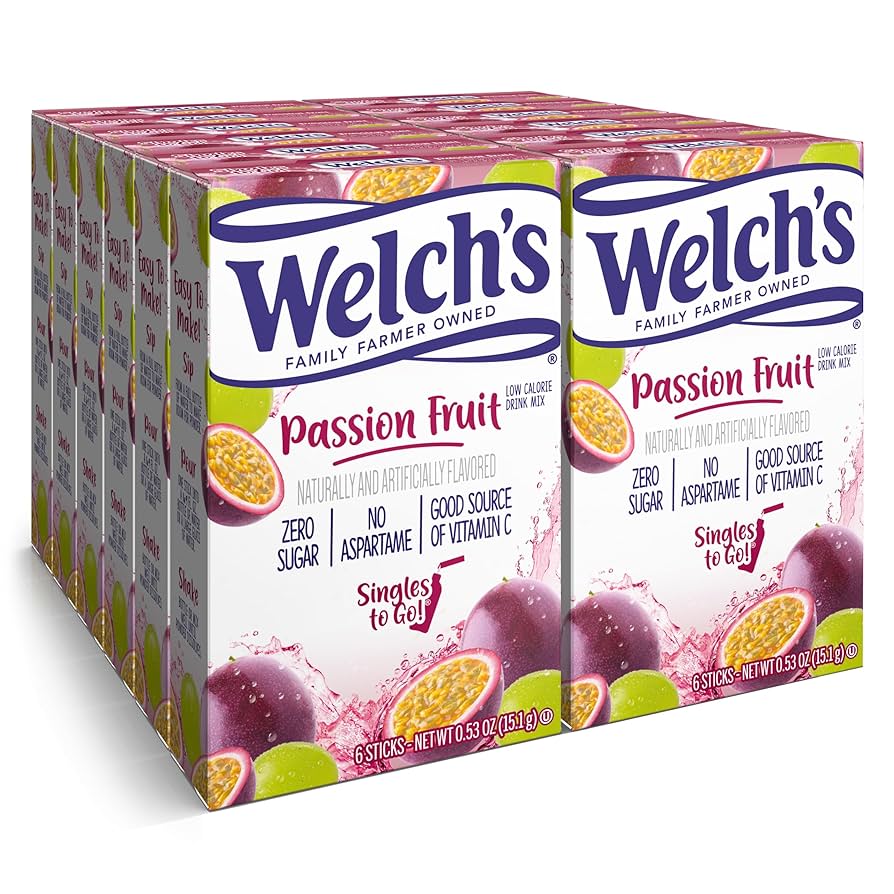 Welch's Passionfruit Singles To Go (336g) (12 Pack)