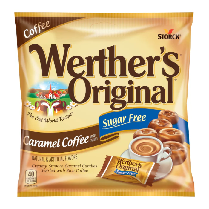 Werther's Caramel Coffee Sugar-Free Hard Candies (41.4g)