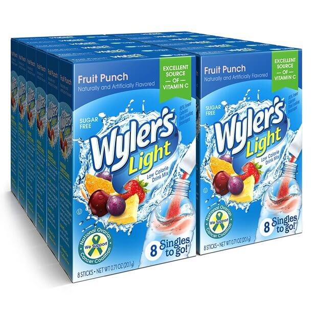 Wyler's Fruit Punch Singles To Go (241.2g) (12 Pack)