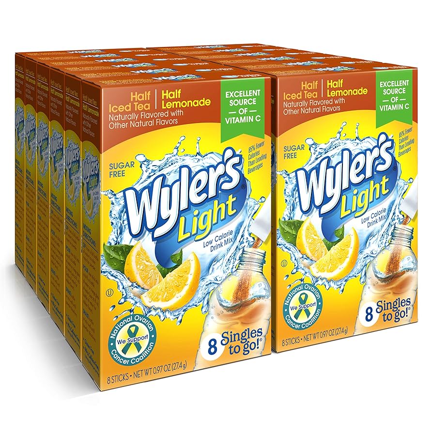 Wyler's Half Iced Tea Half Lemonade Singles To Go (328.8g) (12 Pack)