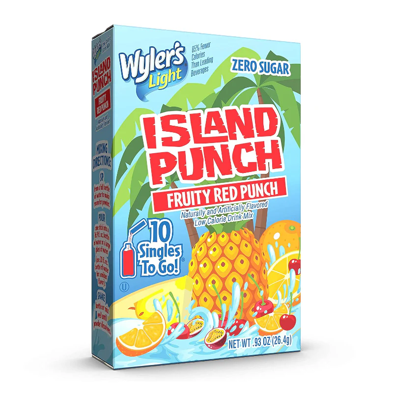 Wyler's Island Punch Fruity Red Punch Singles To Go (25.8g)