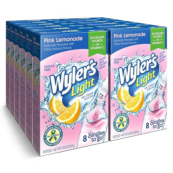 Wyler's Pink Lemonade Singles To Go (370.8g) (12 Pack)