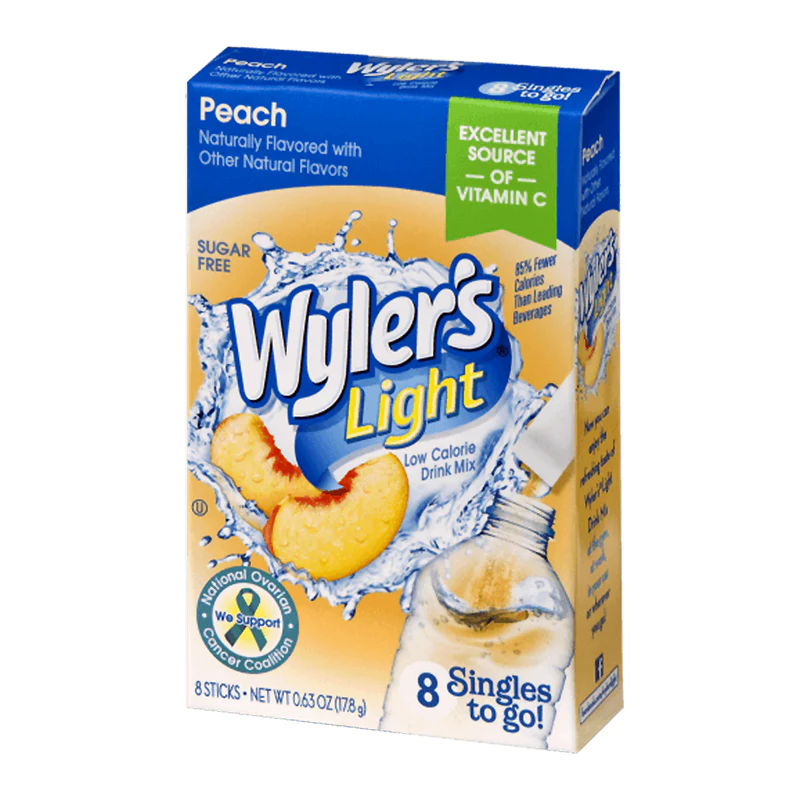 Wyler's Peach Singles To Go (17.8g)