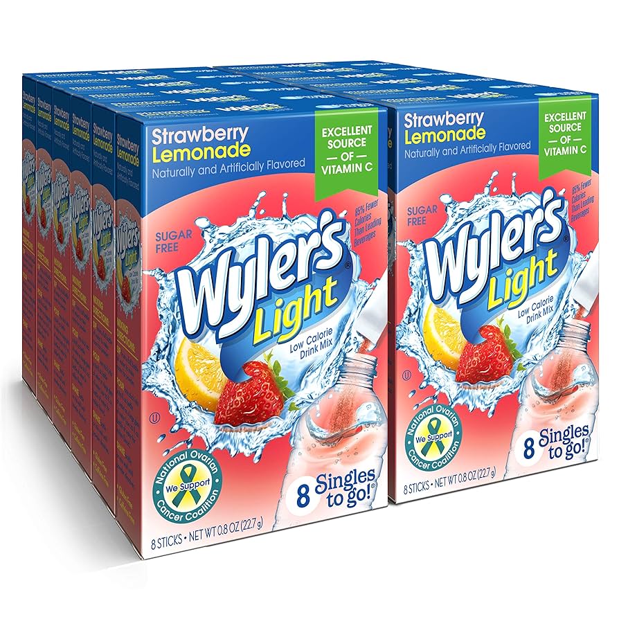 Wyler's Strawberry Lemonade Singles To Go (272.4g) (12 Pack)