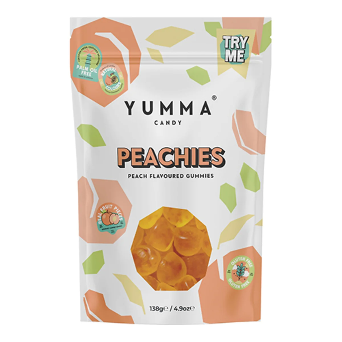 Yumma Candy Peachies Gummies (138g)