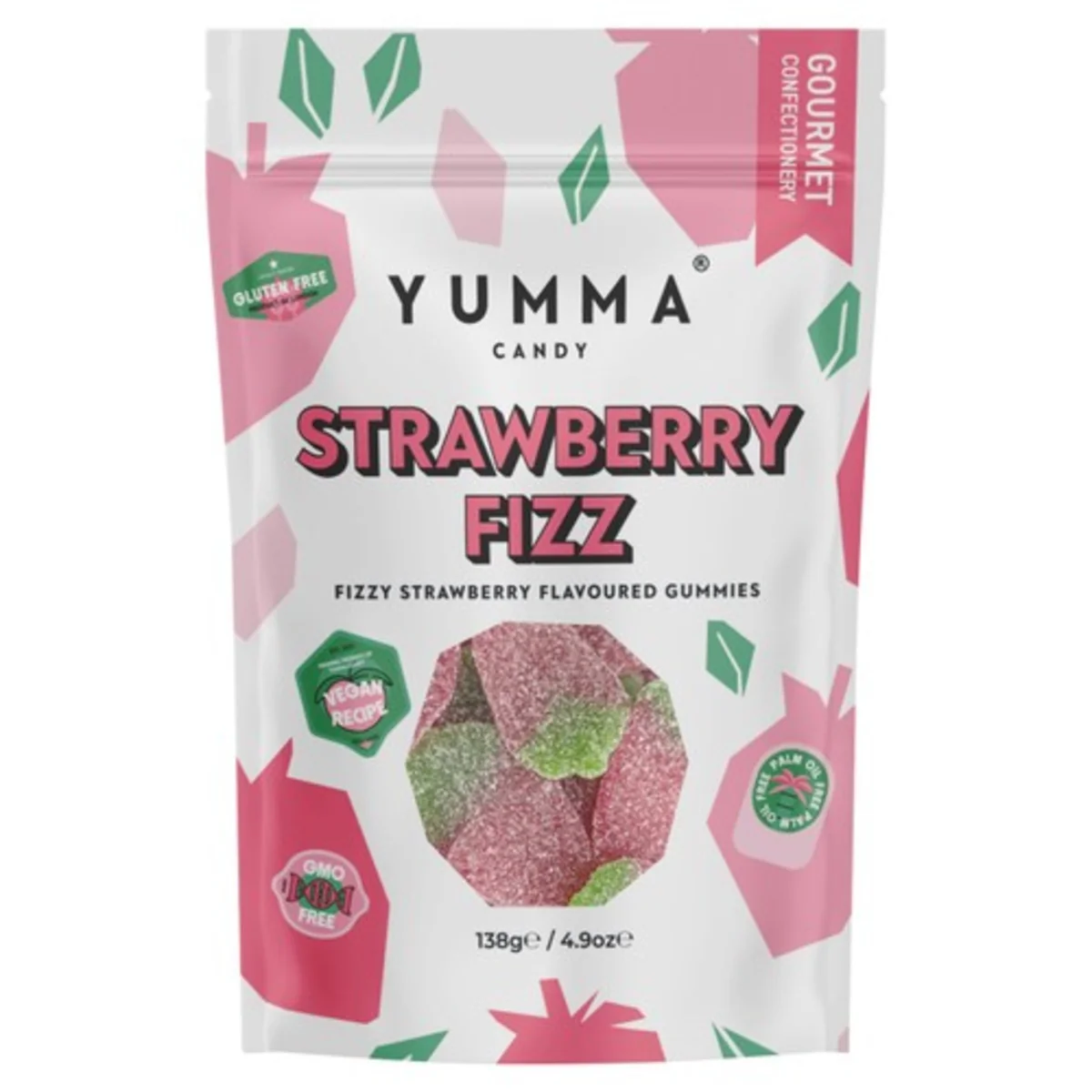 Yumma Candy Strawberry Fizz Gummies (138g)